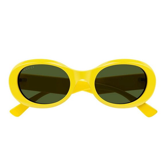 NEW GUCCI SUNGLASSES GUCCI GG1587S 004 YELLOW/GREEN EYEWEAR